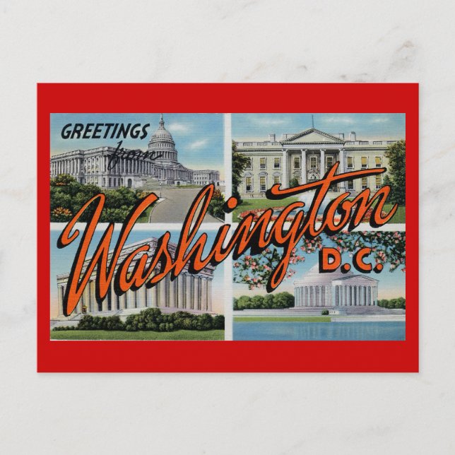 Vintage D.C. Postcard (Front)