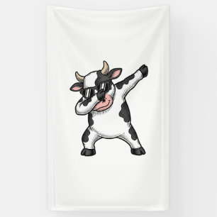 Vintage Dabbing Cow Sunglasses Graphic Shirt_1 Banner