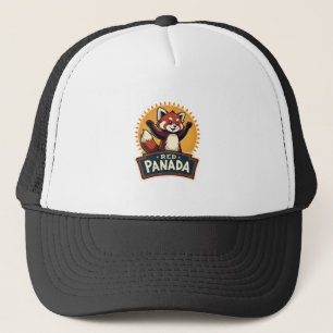 Vintage Dabbing Red Panda Retro Animal Graphic 2 Trucker Hat