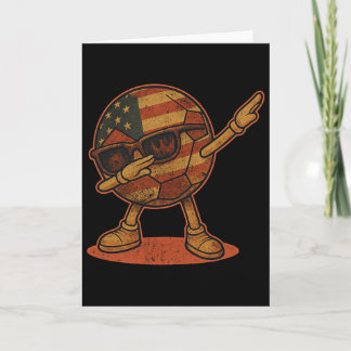 Vintage Dabbing Soccer Ball American Card