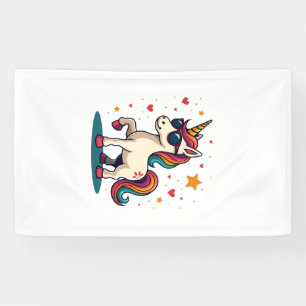 Vintage Dabbing Unicorn Rainbow Sunglasses Retro C Banner