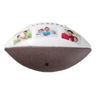 Vintage Dad Established Text 3 Photo Gift American Football