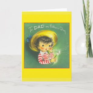 Vintage Dad Father's Day Greeting Card