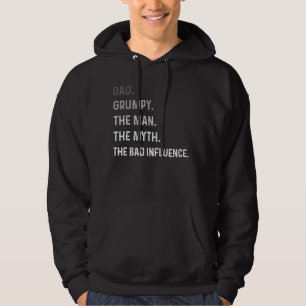 Vintage Dad Grandad The Man The Myth The Bad Influ Hoodie