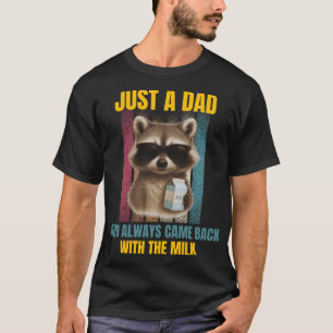 Vintage Dad Jokes Funny Dad Raccoon funny T-Shirt