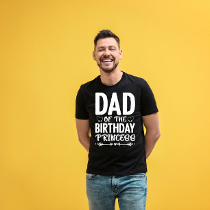 Vintage Dad of the Birthday Princess Birthday T-Shirt
