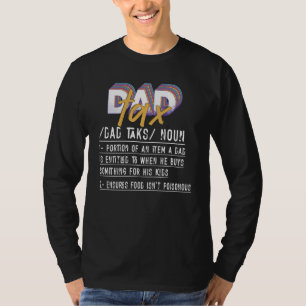 Vintage Dad Tax Definition Men Father's Day  2 T-Shirt