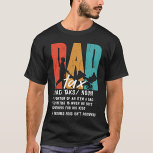 Vintage Dad Tax Definition Men  Father's Day  5 T-Shirt