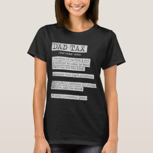 Vintage Dad Tax Definition Men  Father's Day  9 T-Shirt