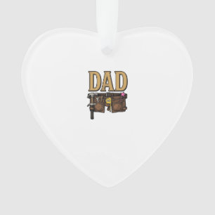 Vintage Dad Tool Belt Fathers Day Ornament