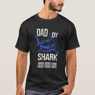 Vintage Daddy Big Shark DOO DOO Grunge Shark T-Shirt