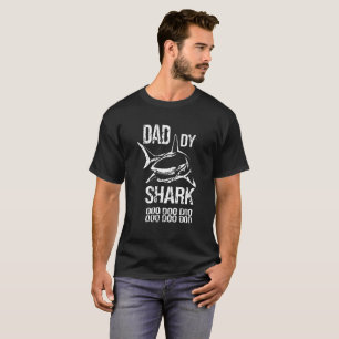 Vintage Daddy Big Shark DOO DOO Grunge Shark T-Shirt