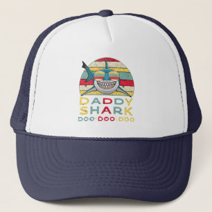 Vintage Daddy Shark "Doo Doo Doo" Trucker Hat