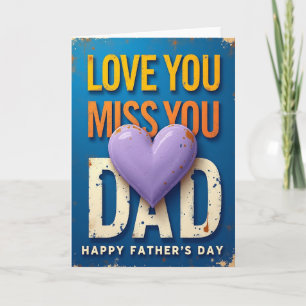 Vintage Dads Day Love Card
