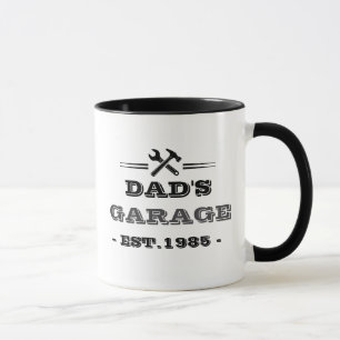 Vintage "Dad's Garage - Est. 1985" Mug