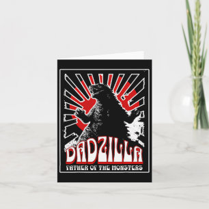 Vintage Dadzilla Father Of The Monsters Fathers Da Card