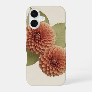 Vintage Dahlia Duo iPhone 16 Case