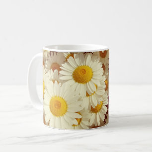Vintage daisies coffee mug