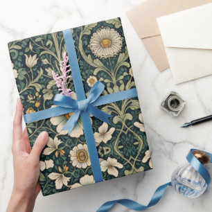 Vintage Daisy Garden Pattern Wrapping Paper