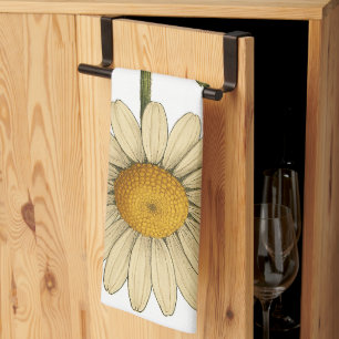 Vintage Daisy Tea Towel