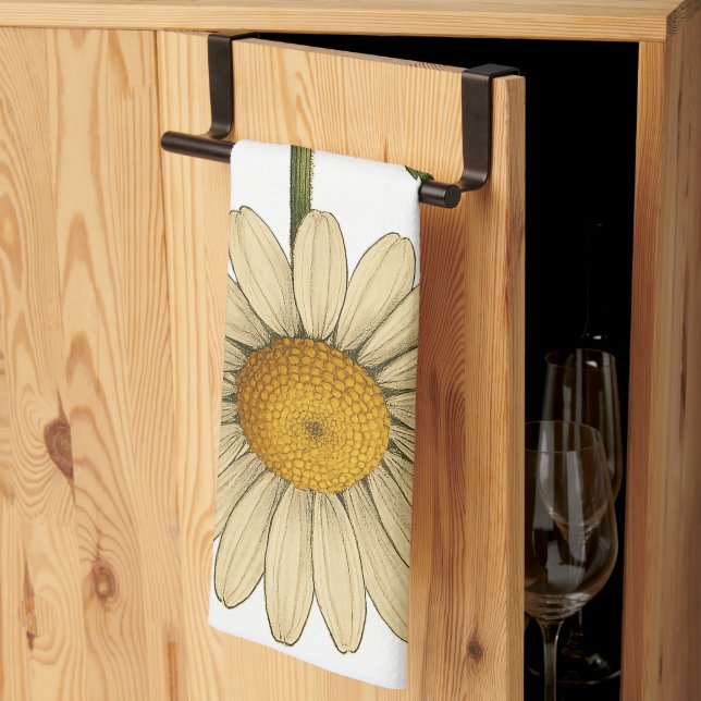 Vintage Daisy Tea Towel (Thirds Fold)