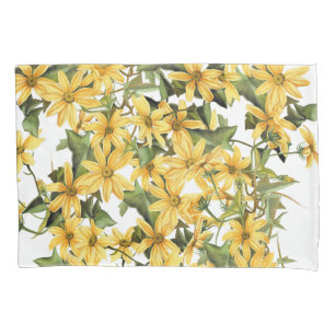 Vintage Daisy Wildflower Flower Floral Pillowcases