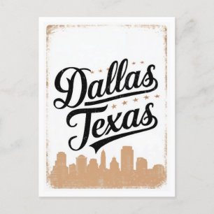 Vintage Dallas Texas  Postcard