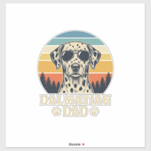 Vintage Dalmatian Dad Dog Lover Design_1