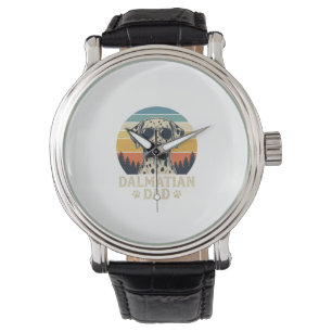 Vintage Dalmatian Dad Dog Lover Design_1 Watch
