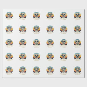 Vintage Dalmatian Dad Dog Lover Design_1 Wrapping Paper