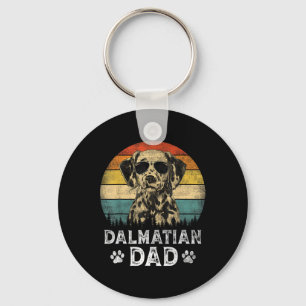 Vintage Dalmatian Dad Dog Lovers Father&#; s Day T Key Ring