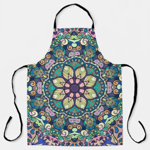 Vintage Damask: Elegant Seamless Pattern Apron