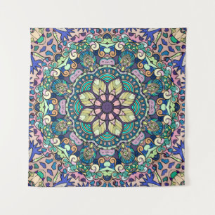 Vintage Damask: Elegant Seamless Pattern Tapestry