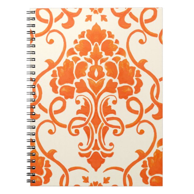 vintage damask seamless pattern element. Elegant l Notebook (Front)