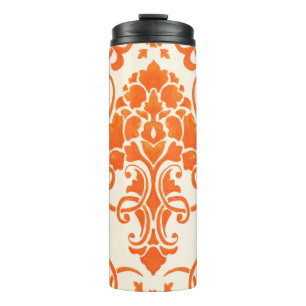 vintage damask seamless pattern element. Elegant l Thermal Tumbler