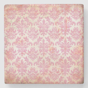 VINTAGE DAMASK STONE COASTER