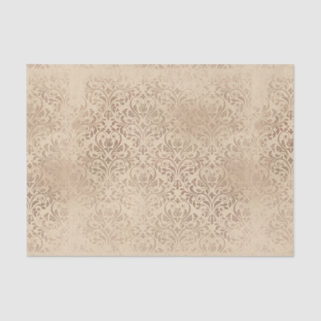 Vintage Damask Tissue Paper (Front)
