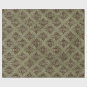 Vintage Damask Wrapping Paper