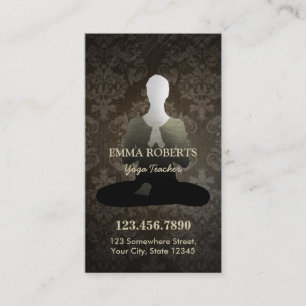 Vintage Damask Yoga & Mediation Loyalty Punch