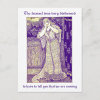 Vintage Damsel in Distress Change of Address 
