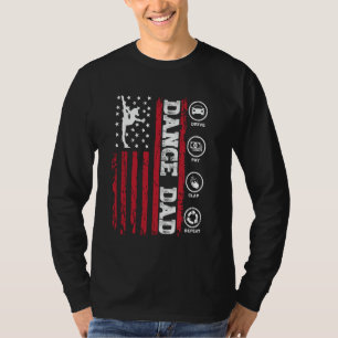 Vintage Dance Dad Proud Dancer Dancing Dad Men Fat T-Shirt