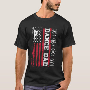 Vintage Dance Dad Proud Dancer Dancing Dad Men Fat T-Shirt