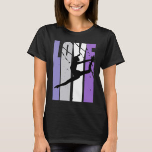 Vintage Dance Live Love Dance Coach Womens Colours T-Shirt