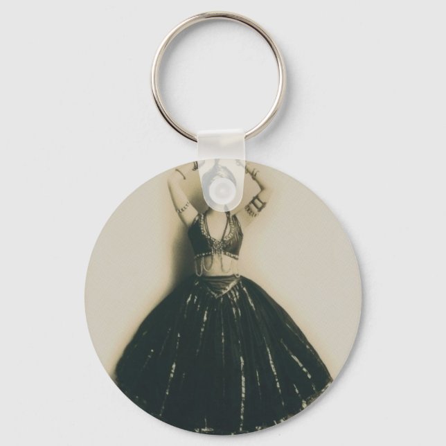 Vintage Dancer Key Ring (Front)