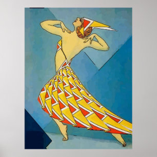 Vintage Dancer Poster
