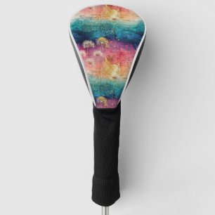 Vintage Dandelion Abstract Pattern (1) Golf Head Cover