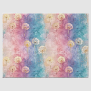 Vintage Dandelion Abstract Pattern (3) Tissue Paper