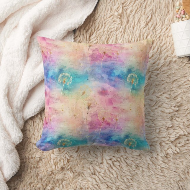 Vintage Dandelion Abstract Pattern (7) Cushion (Blanket)