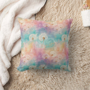 Vintage Dandelion Abstract Pattern (8) Cushion