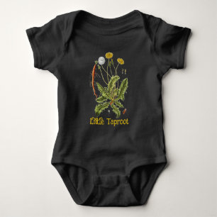 Vintage Dandelion Illustration Baby Bodysuit